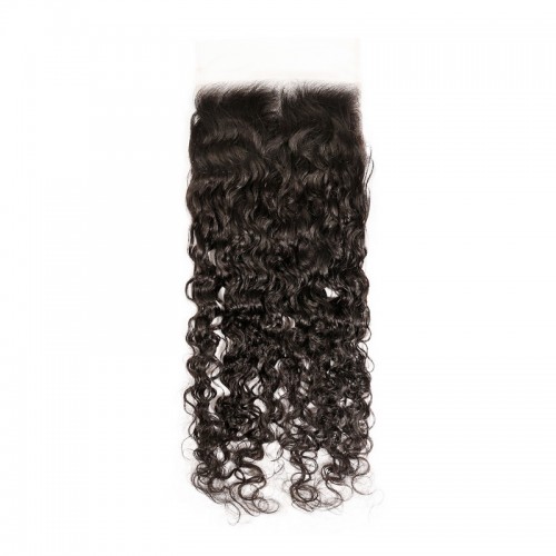 Virgin Hair Water Wave 4x4 5x5 6x6 7x7 Transparent Lace Closure | Human Hair Wig | Lace Front